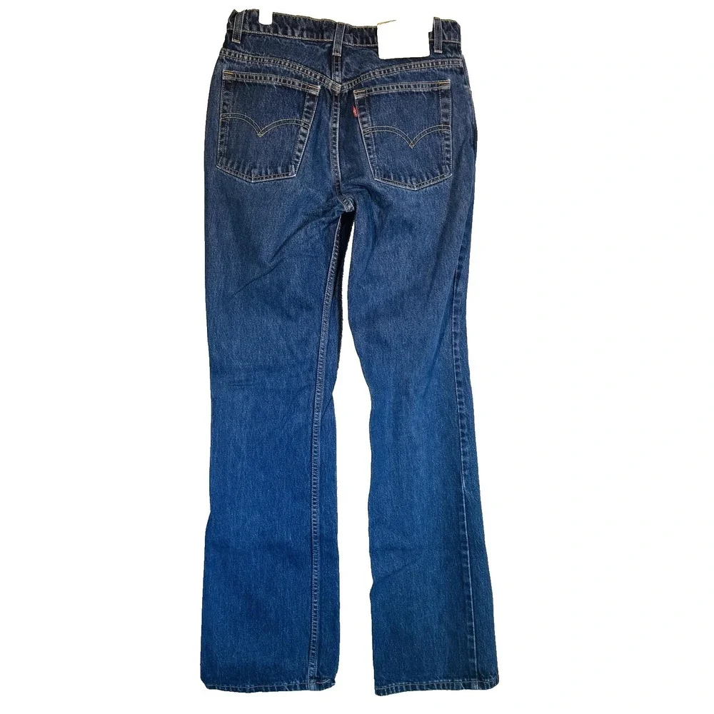 Vintage Levis 517 Jeans Teens 30x33 Blue Denim Regular Fit Bootcut USA Red Tab